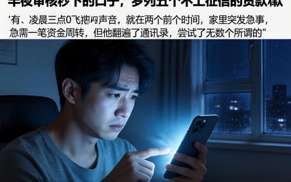 半夜审核秒下的口子，罗列五个不上征信的贷款软件