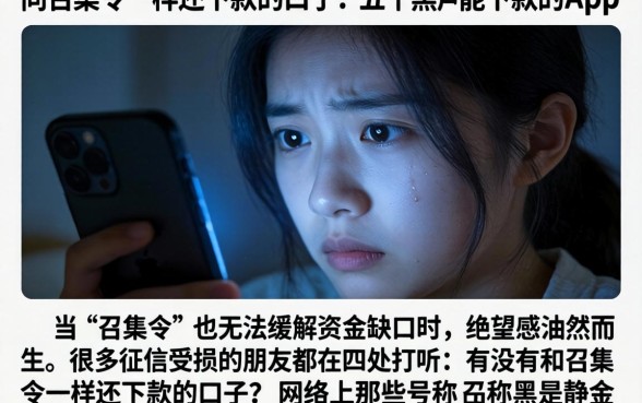 同召集令一样还下款的口子，详细阐述五个黑户能下款的app