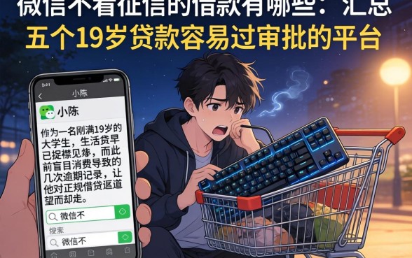 微信不看征信的借款有哪些，汇总五个19岁贷款容易过审批的平台