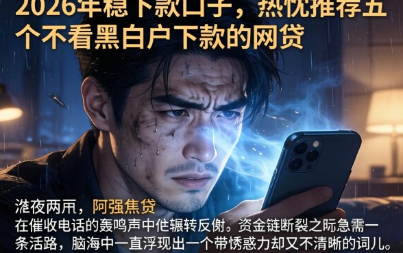 2026年稳下款的口子，热忱推荐五个不看黑白户下款的网贷