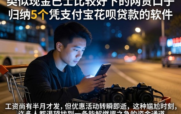 类似现金巴士比较好下的网贷口子，归纳5个凭支付宝花呗贷款的软件