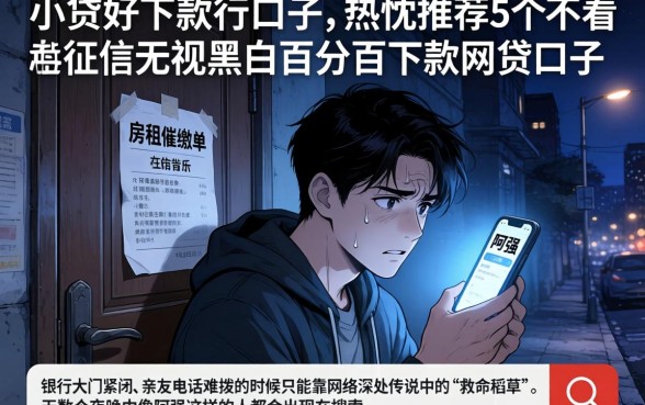 小贷好下款的口子，热忱推荐5个不看征信无视黑白百分百下款网贷口子