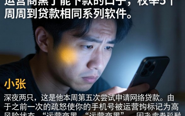 运营商黑了能下款的口子，枚举5个周周到贷款相同系列的软件
