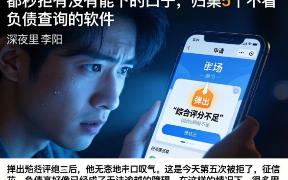 都秒拒有没有能下的口子，归集5个不看负债查询的软件