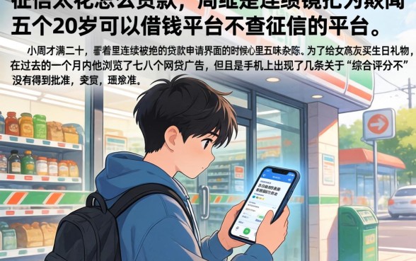 征信太花怎么贷款，详细阐述五个20岁可以借钱平台不查征信的平台