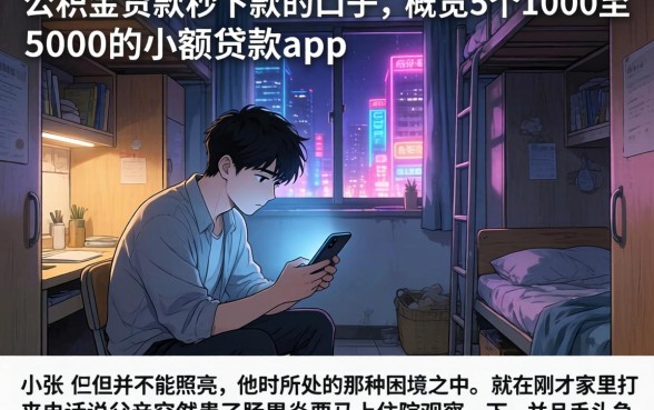 公积金贷款秒下款的口子，概览5个1000至5000的小额贷款app