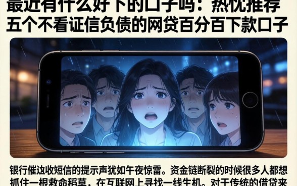 最近有什么好下的口子吗，热忱推荐五个不看征信负债的网贷百分百下款口子