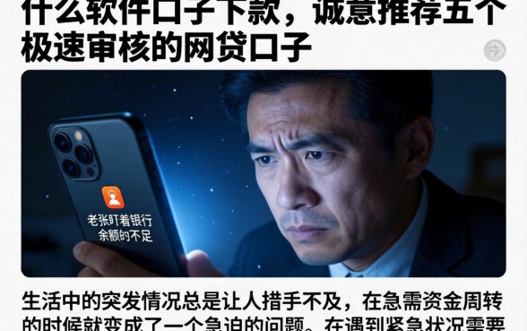 什么软件口子下款，诚意推荐五个极速审核的网贷口子