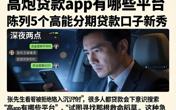 高炮贷款app有哪些平台，陈列5个高能分期贷款口子新秀