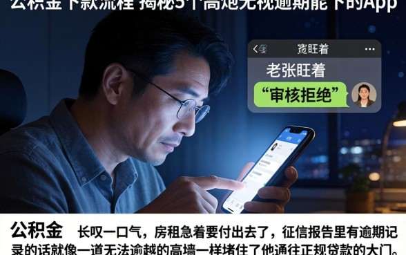 公积金下款流程，揭秘5个高炮无视逾期能下的app