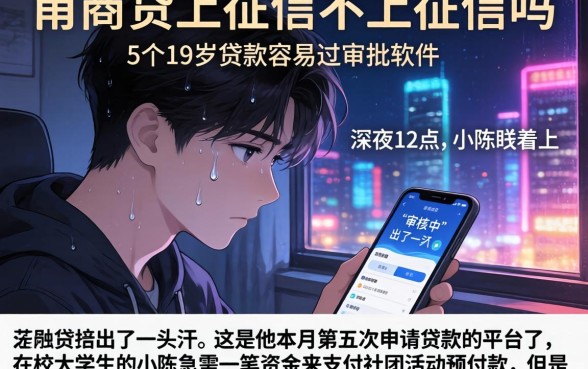 甬商贷上征信不上征信吗，陈列5个19岁贷款容易过审批的软件