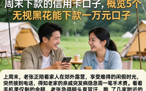 周末下款的信用卡口子，概览5个无视黑花能下款一万元口子