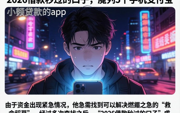 2026借款秒过的口子，胪列5个手机支付宝小额贷款的app