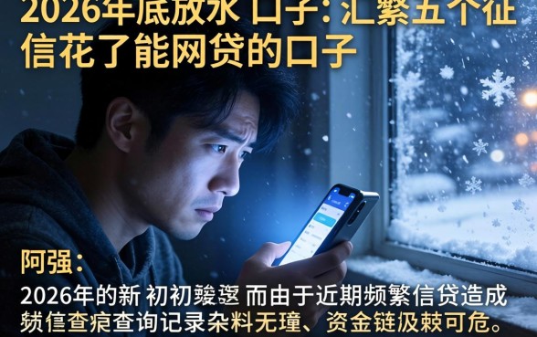 2026年底放水的口子,汇整五个征信花了能网贷的口子