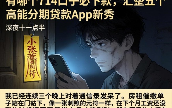 有哪个714口子必下款，汇整五个高能分期贷款app新秀
