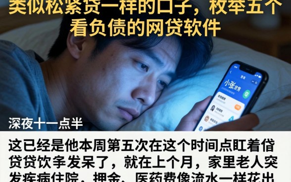 类似松紧贷一样的口子，枚举五个不看负债的网贷软件