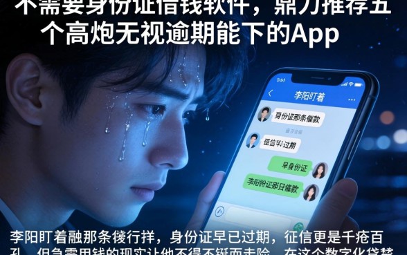 不需要身份证借钱软件，鼎力推荐五个高炮无视逾期能下的app