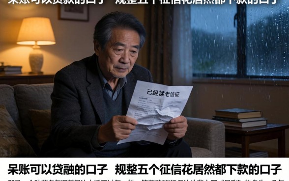 呆账可以贷款的口子，规整五个征信花居然都下款的口子
