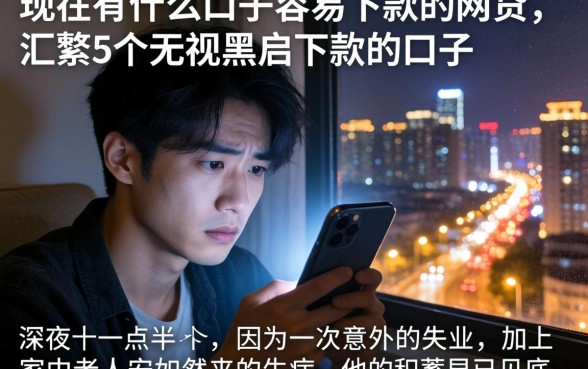 现在有什么口子容易下款的网贷，汇整5个无视黑户下款的口子