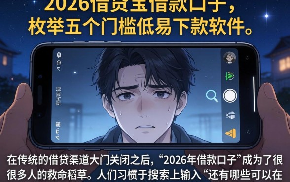 2026借贷宝借款口子,枚举五个门槛低易下款软件