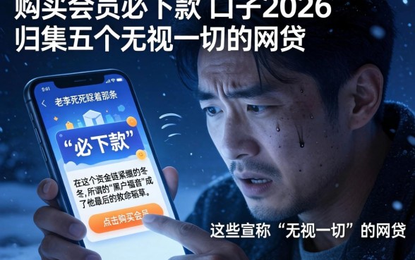 购买会员必下款的口子2026,归集五个无视一切的网贷