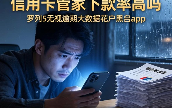 信用卡管家下款率高吗，罗列五个无视逾期大数据花户黑户app