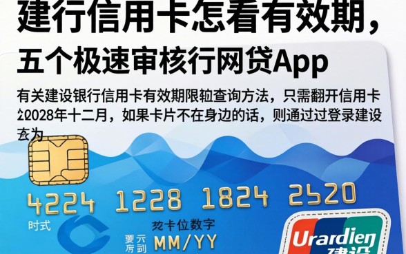 建行信用卡怎么看有效期，概括五个极速审核的网贷app