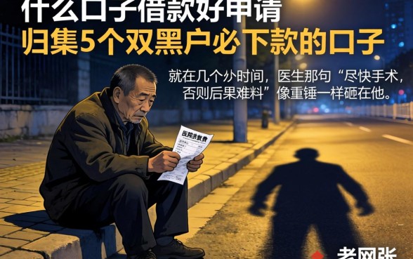什么口子借款好申请，归集5个双黑户必下款的口子