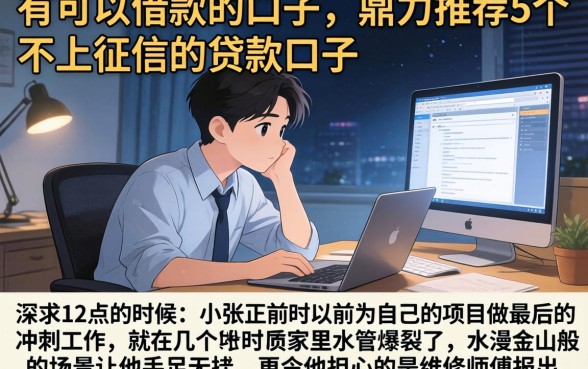 有可以借款的口子，鼎力推荐5个不上征信的贷款口子