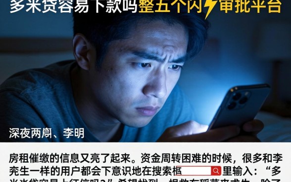 多米贷容易下款吗，整合五个闪电审批的平台