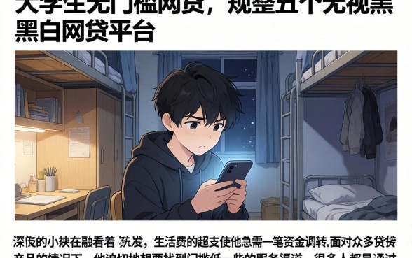 大学生无门槛网贷，规整五个无视黑白的网贷平台