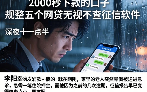 2000秒下款的口子，规整五个网贷无视不查征信软件