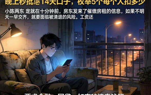 晚上秒批的14天口子，枚举5个每个人扣多少？