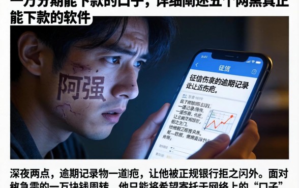 一万分期能下款的口子，详细阐述五个网黑真正能下款的软件