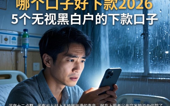 哪个口子好下款2026，详细阐述5个无视黑白户的下款口子