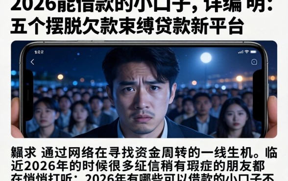 2026能借款的小口子，详尽说明五个摆脱欠款束缚贷款新平台