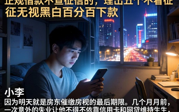 正规借款不查征信的，理出五个不看征信无视黑白百分百下款