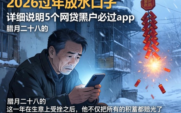 2026过年放水的口子，详尽说明5个网贷黑户必过app