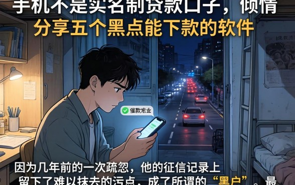 手机不是实名制贷款口子，倾情分享五个黑户能下款的软件