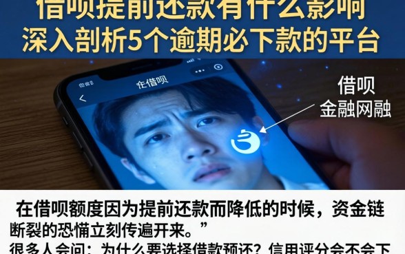 借呗提前还款有什么影响，深入剖析5个逾期必下款的平台