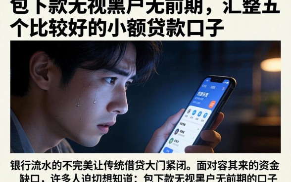 包下款无视黑户无前期,汇整五个比较好的小额贷款口子