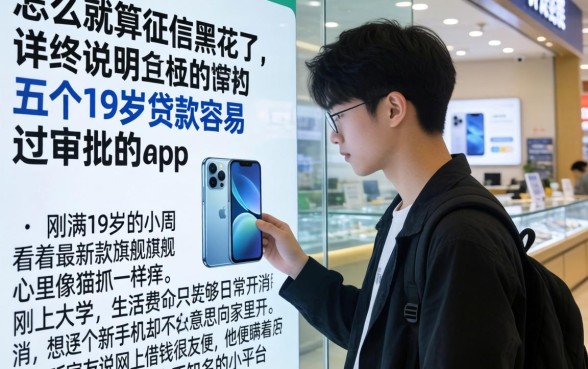 怎么就算征信黑花了，详尽说明五个19岁贷款容易过审批的app