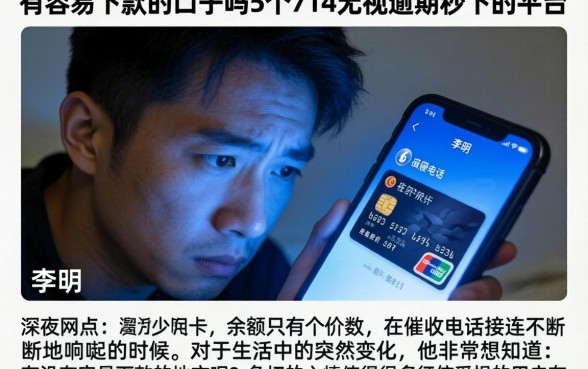 有容易下款的口子吗，详细阐述5个714无视逾期秒下的平台