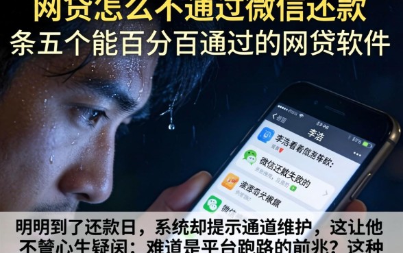 网贷怎么不通过微信还款，条列五个能百分百通过的网贷软件