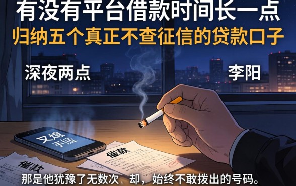 有没有平台借款时间长一点，归纳五个真正不查征信的贷款口子