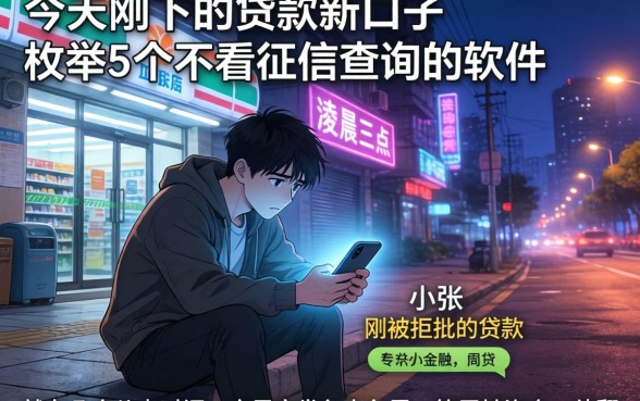 今天刚下的贷款新口子，枚举5个不看征信查询的软件