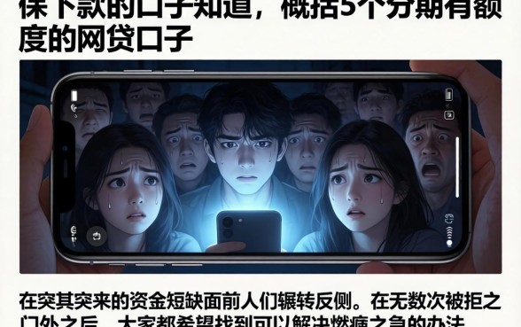 保下款的口子知道，概括5个分期有额度的网贷口子