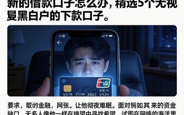 新的借款口子怎么办，精选5个无视黑白户的下款口子