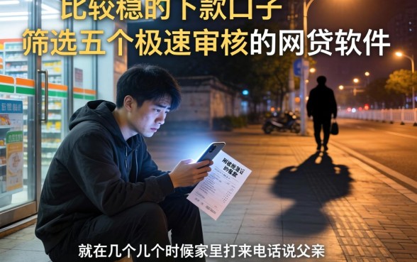 比较稳的下款口子，筛选五个极速审核的网贷软件