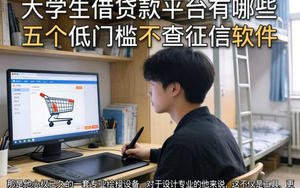 大学生借贷款平台有哪些，概括五个低门槛不查征信的软件